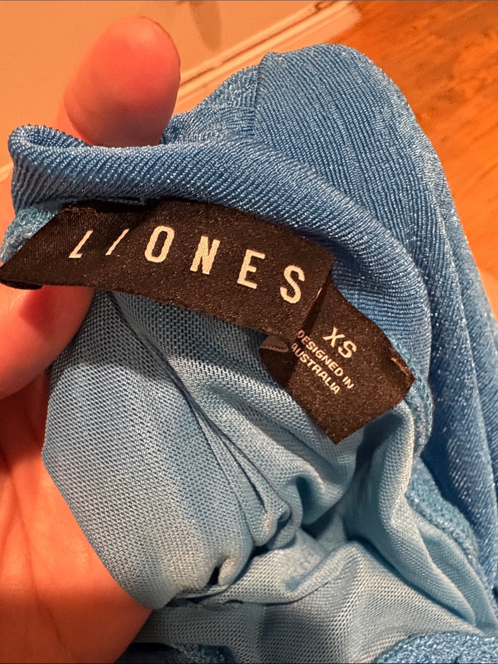 Lioness Teal One-Shoulder Ruched Dress - Picture 3 of 4